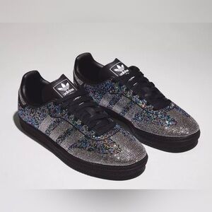 NWT Adidas Samba OG Black Silver Rhinestone Multicolor Size Women’s 8.5